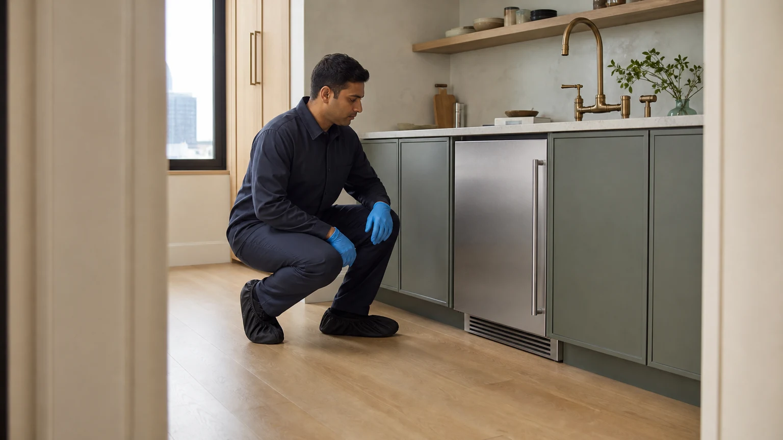 Undercounter ice maker diagnostic visit in Williamsburg